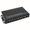 Telefon Fiber Optic Multiplexer 8 Kanal Voice FXO / FXS PCM Multiplexer